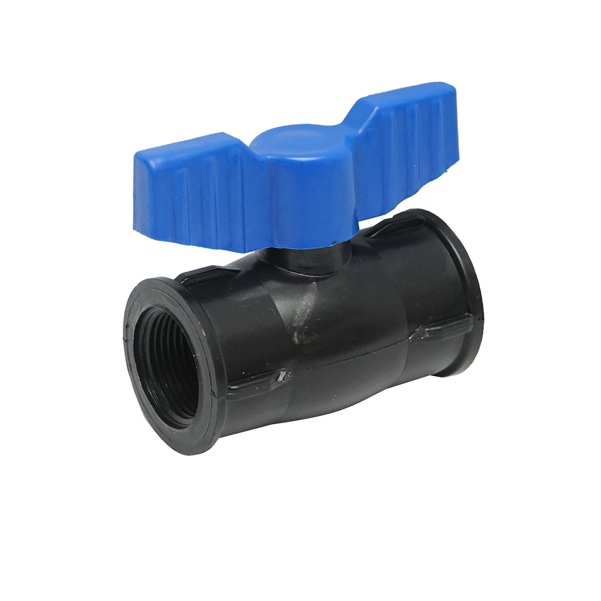 Equal ball valve connector, internal thread 3/4x3/4, PN10 for irrigation systems
